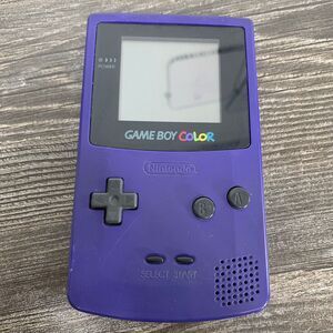 Nintendo Game Boy Color CGB-001 Grape Purple OEM Tested Works
